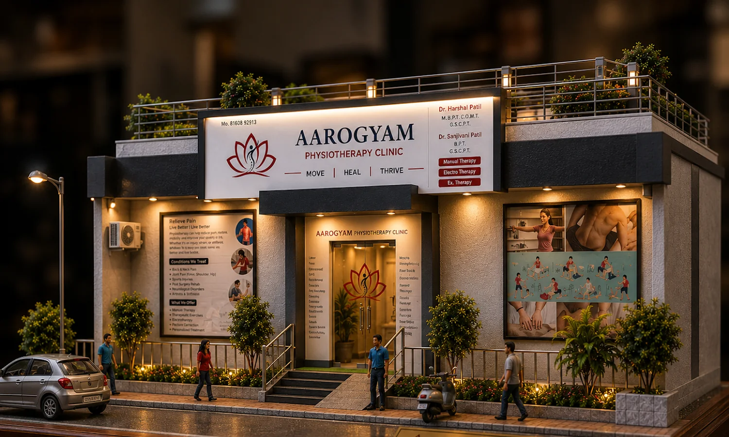 Turban Gastro Clinic exterior and interior