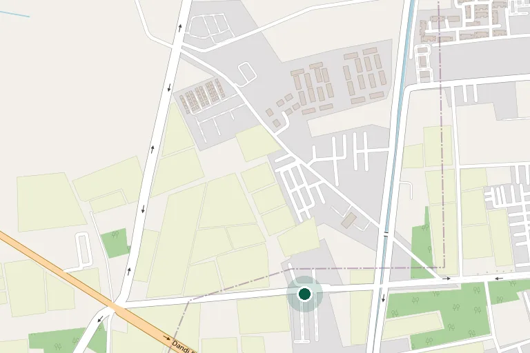Map showing the clinic location
